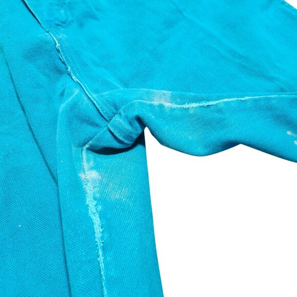 Vintage Wrangler Womens14 High Rise Straight Leg Jeans Teal USA Made 13MNRM - Picture 5 of 10